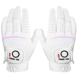 Womens Ladies Golf Gloves Rain Grip Pair Both Hand Left and Right Hand, Wet Hot Cool Grip, Fit XL Size (X-Large, 1 Pair)