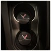C8 Corvette Cup Holder Coaster Inserts - Set of 2