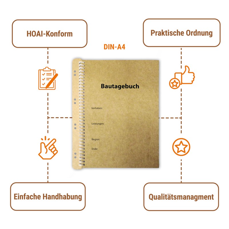 Professional Construction Diary for Construction Site as a Construction Diary