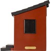 Wildlife Garden WG313 Squirrel Feeder Red Wooden Feeder