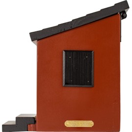 Wildlife Garden WG313 Squirrel Feeder Red Wooden Feeder