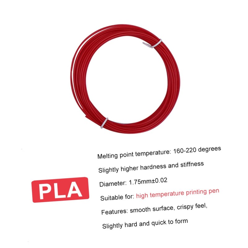 ULTECHNOVO 3D Printing Wire Pla Wire Abs Wire Clear Filament