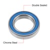 sourcing map 6802-2RS Deep Groove Ball Bearing 15x24x5mm Double Sealed