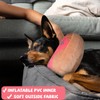 DEWVIE Inflatable Recovery Dog Cone, Protection Dount Collar for Small