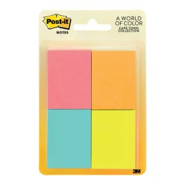 Post-it 1.5 in. W X 2 in. L Assorted Sticky Notes