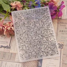 Embossing Folders for Card Making Leaf Background DIY Template for Photo Album Card Paper Handmade Scrapbooking