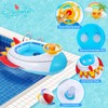 Rocket Shape Baby Swimming Ring, Inflatable Rockets Space Swimming Float
