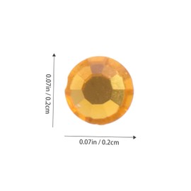 TOVINANNA Chic Nail Art Rhinestone Decorations of Emulated Flat Bottom Jewels for DIY Manicure Crystal Glass Material for Parties Special Occasions