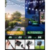 Brightown Solar String Lights Outdoor 60 Led 35.6 Feet 8
