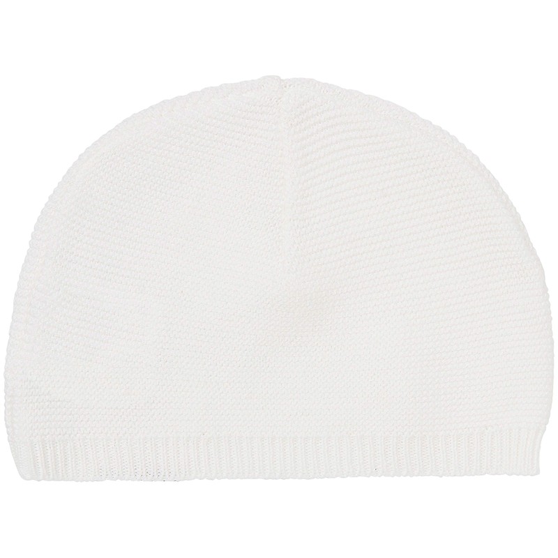 Noppies Unisex Baby U Hat Strik Rosita M tze, Weiß