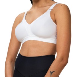 Triumph Triaction Wellness Sports Bra without Underwire, White, 95C