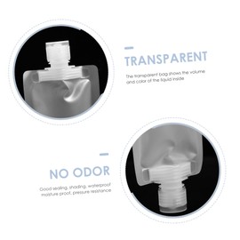 PACKOVE 20Pcs Travel Toiletries Containers Portable Lotion Suction Pouches for Skincare Essentials Durable Travel Dispenser Bags for Convenient Packing