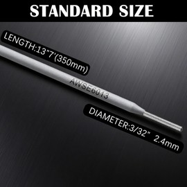 LIIJII E6013 Welding Rod 3/32″, 5lb Welding Rods Carbon Steel Welding Sticks Electrodes, ARC Welding Machine Stick Welder Rods