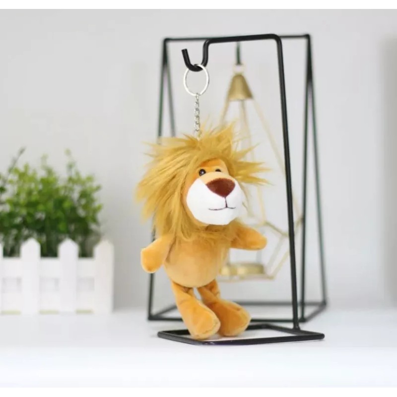 BRUJITA WAX Llavero De León De Peluche