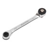 Sealey Ak6967 Ratchet Spanner 1/4In Hex X 5/16In Hex Dr