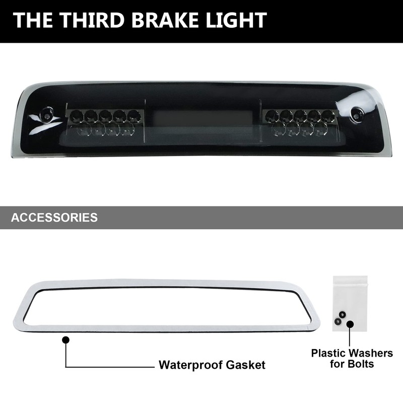 Tresound LED 3rd Third Brake Light for 2009-2017 Dodge Ram