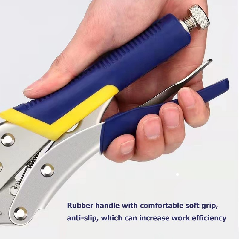 10 inch Locking Pliers/Sheet Metal Clamp,Heavy Duty Sheet Metal Grip