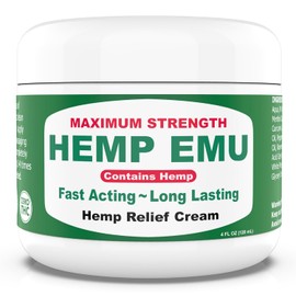 Hemp Emu Joint & Muscle Cream, 4 Oz