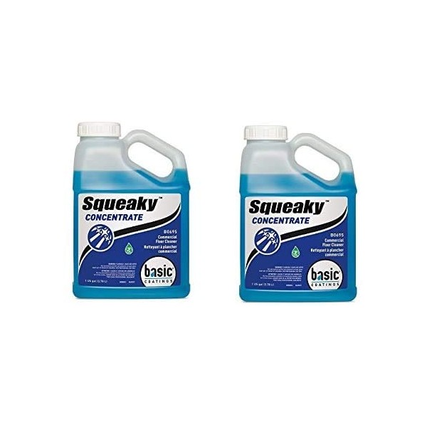 2 Pack Squeaky Concentrate Commercial/Residential Hardwood Floor Cleaner
