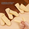 3 Pairs Leather Finger Protector Needle Felting Knitting Finger Thimble