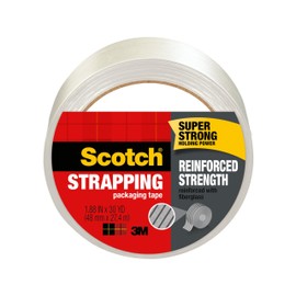Scotch Reinforced Strength Shipping Strapping Tape, 1.88" x 30 yd., 1 Roll/Pack (8950-30)
