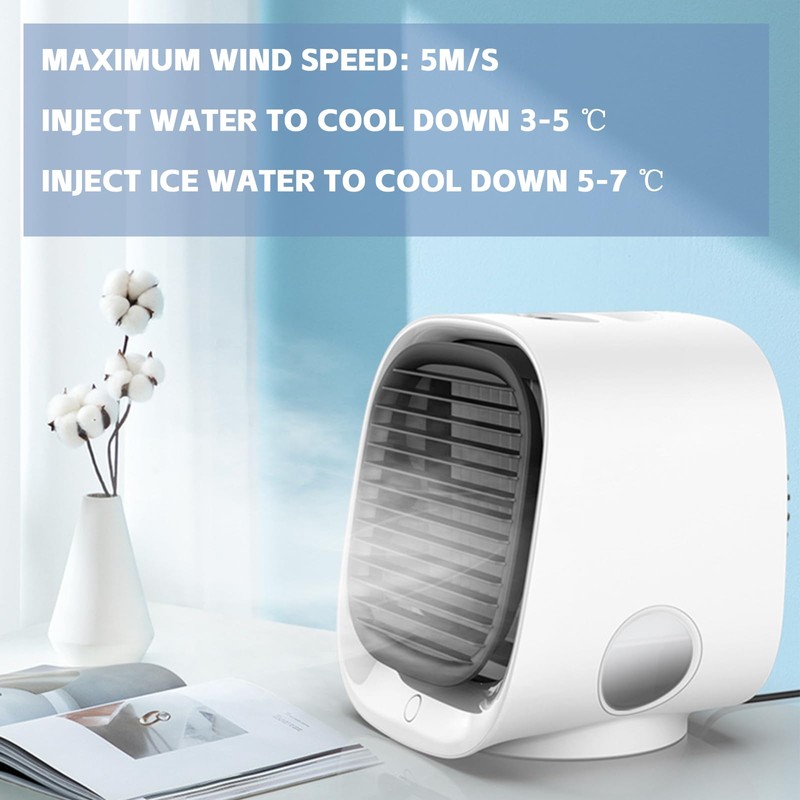 AnnuoYi Portable Air Cooler | Multi-Speed Portable Fan | Quiet