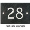 Engraved Slate House Number Plaque - 100 to 999 -