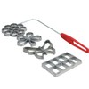 4 x Traditional Dough Mould Hworost Waffle Iron (1 cm),