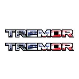 Tremor Decals Truck USA Flag Bed Side Stickers F150 F250
