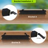 Solar Sign Light Outdoor Bright LED 6000K White Dusk to