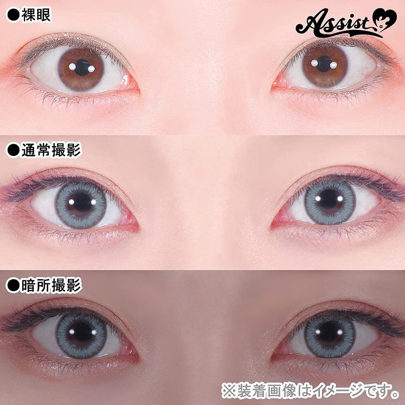 アシストシュシュ シュテラ ワンデーカラコン 【1箱6枚入り】度あり 度なし 14.5mm Assist ChouChou Shutella 1day