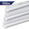 5 Pack - Pacific Arc Engineering Economy Scale Ruler,Divided by:10,