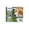 Epson T1285 Fox smudge-free and waterproof ink, multipack of 4