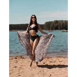 Colloyes Women's Push Up Bikini Top Twist Front Underwire Molded Soft Pads Vintage Bikini Swimsuits Tops Black Size Medium