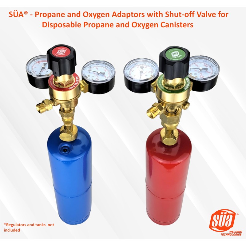 SÜA - Propane Adaptor with Valve - CGA-600 (1 Lb