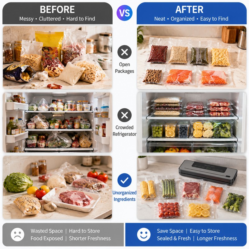Electric Vacuum Sealer Machine for Food Storage – Wet &