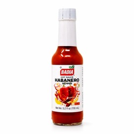 Badia Habanero Hot Sauce, 5.2 fl oz – Fiery Habanero Pepper Sauce for Everyday Heat Lovers