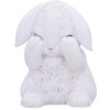 Nemesis Now Three Wise Bunnies Figurines, Resin, Cast in the