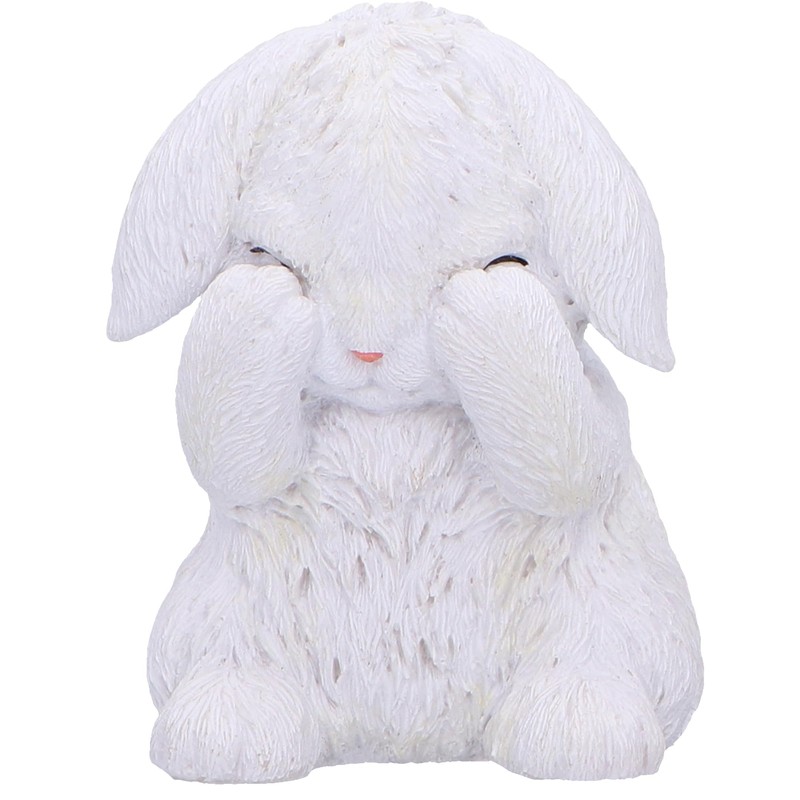 Nemesis Now Three Wise Bunnies Figurines, Resin, Cast in the