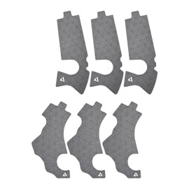 Adrenaline Addicts 2005-2026 Yamaha YZ125 YZ250 Rubberized Frame Grip Tape/Guard (3 Pairs - Gray)