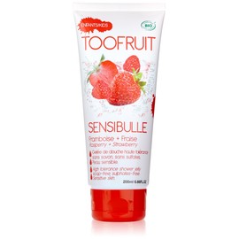 Too Fruit Organic Skincare for Teen Shower Gel, Rasberry and Strawberry, 6.66 Fluid Ounce