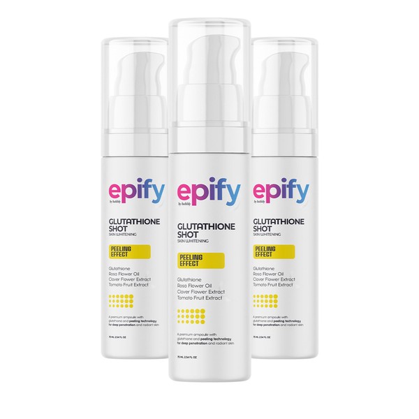 Epify Glutathione Shot, Exfoliating for Face and Body, Deep Skin