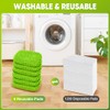 6-Pack Reusable Mop Pads Fit Swiffer Sweeper, Microfiber Cleaning Mop