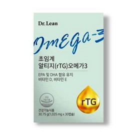 Dr.Lin Supercritical RTG (rTG) Omega 3 30 capsules 1 unit / 닥터린 초임계 알티지(rTG) 오메가3 30캡슐 1개