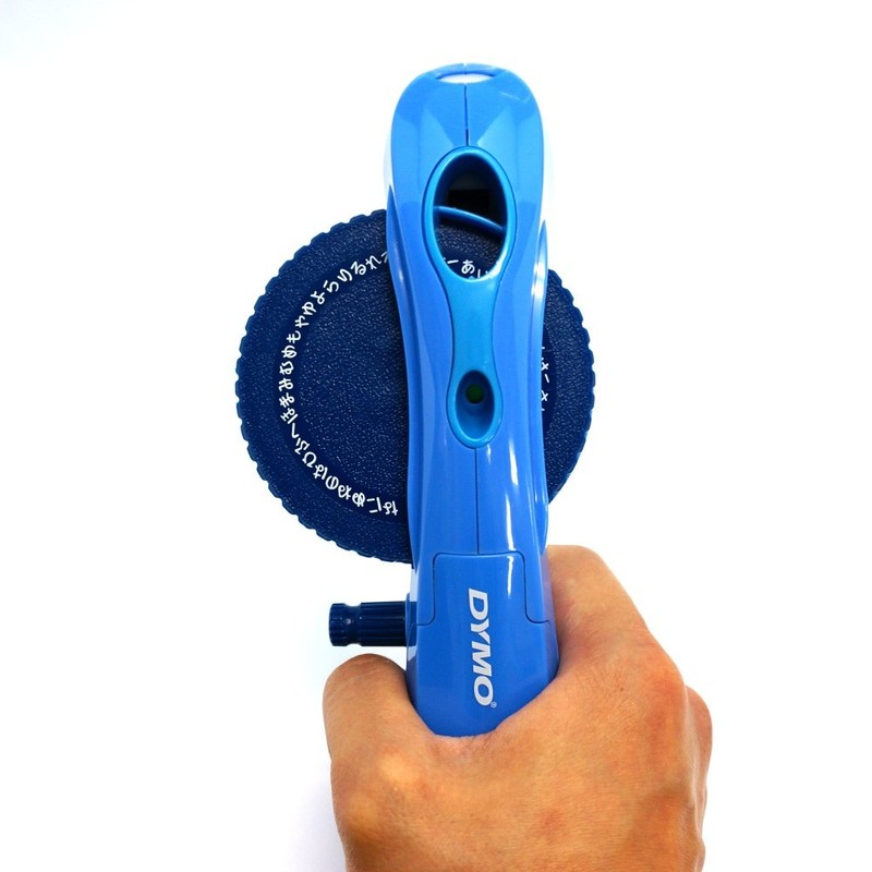 DYMO Dymo Tape Writer M-1595 Hiragana, Katakana, Alphabet, Numbers Blue