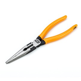 GEARWRENCH 8 Inch Dipped Handle Long Nose Plier - 82177-06, Chrome