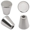 YuGtcen Brushed Nickel Cabinet Knobs, 3/4 inch Drawer Knobs Cone