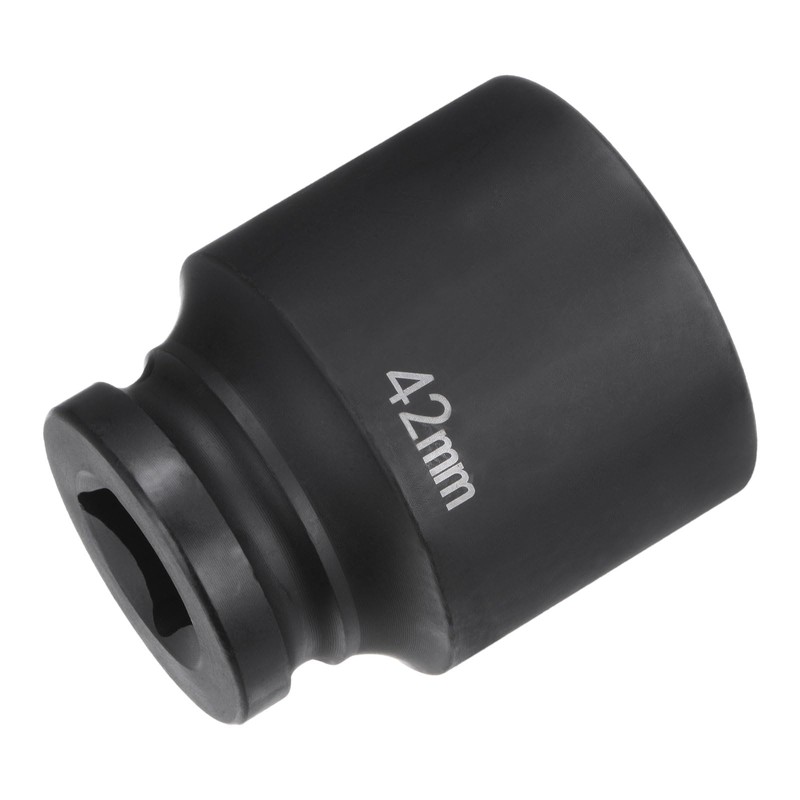 sourcing map 6-Point Impact Socket 3/4" Drive 42mm Metric 40Cr