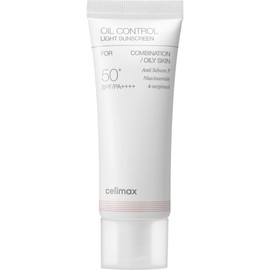 셀리맥스 오일 컨트롤 라이트 선크림 SPF50+ PA++++, 40ml, 1개 Celimax Oil Control Light Sunscreen SPF50+ PA++++, 40ml, 1 Piece
