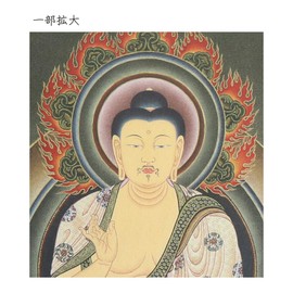 仏画 色紙 薬師如来 Criss Cross 二神 thebas